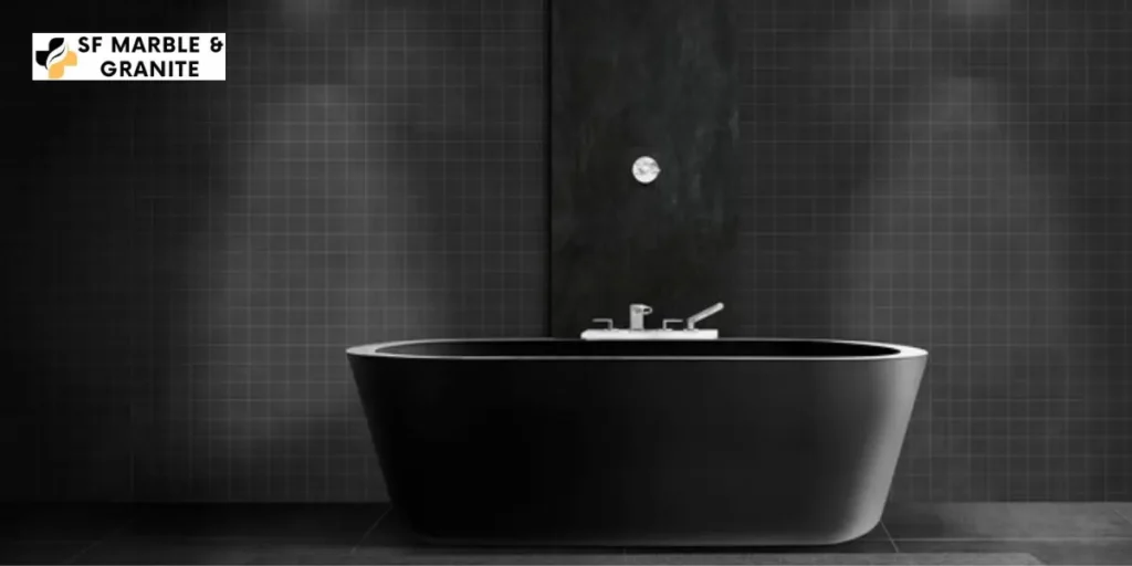 black marble bathroom
