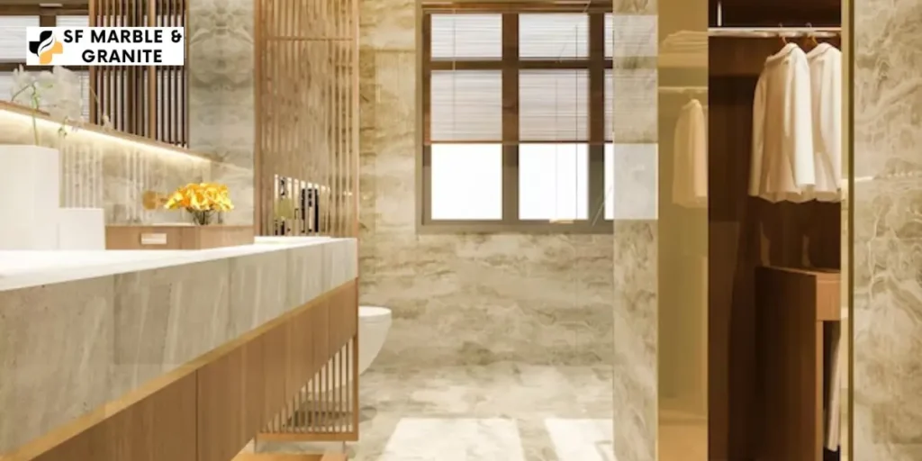 marble bathroom tile