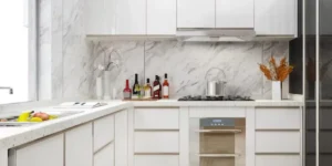 backsplash ideas for white cabinets and granite countertops