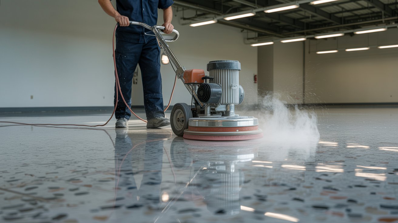 terrazzo floor cleaning