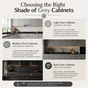 Choosing the Right Shade of Grey Cabinets