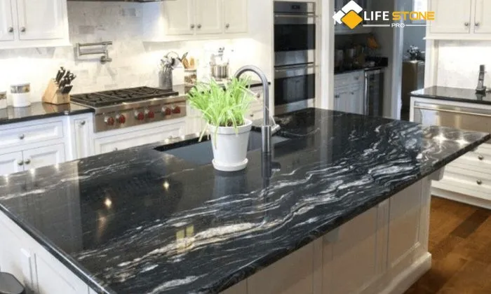 Black Grey Granite Countertops