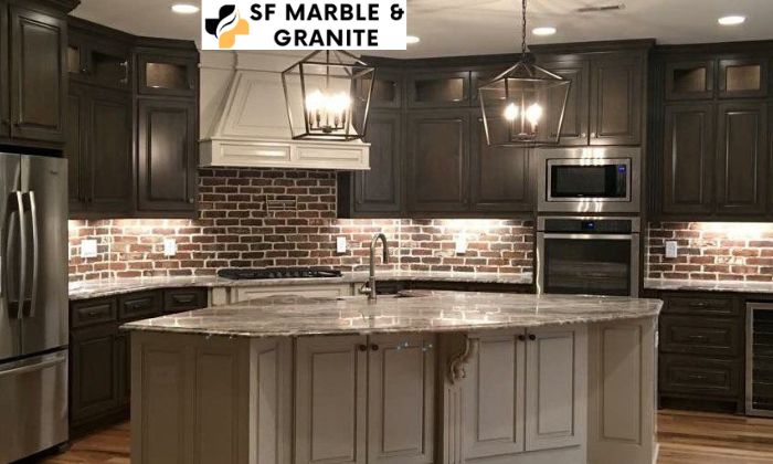 Fantasy Brown With Dark Backsplash