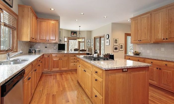 Natural Wood Cabinets