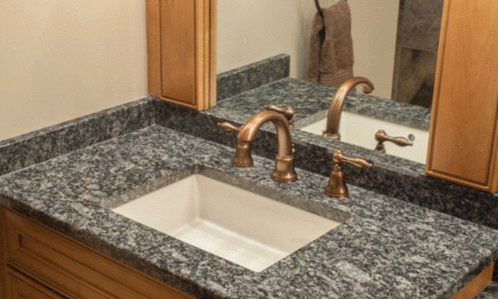 bathroom granite countertop