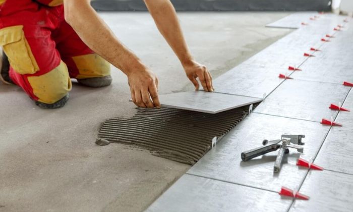 Tile floor replacement