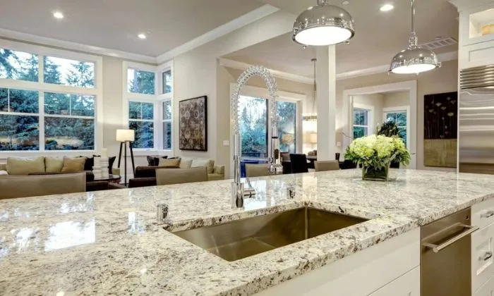 Granite countertop installation