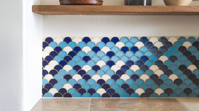 Top 12 Backsplash Ideas for White Cabinets and Granite Countertops and this is a Mosaic Tile Backsplash