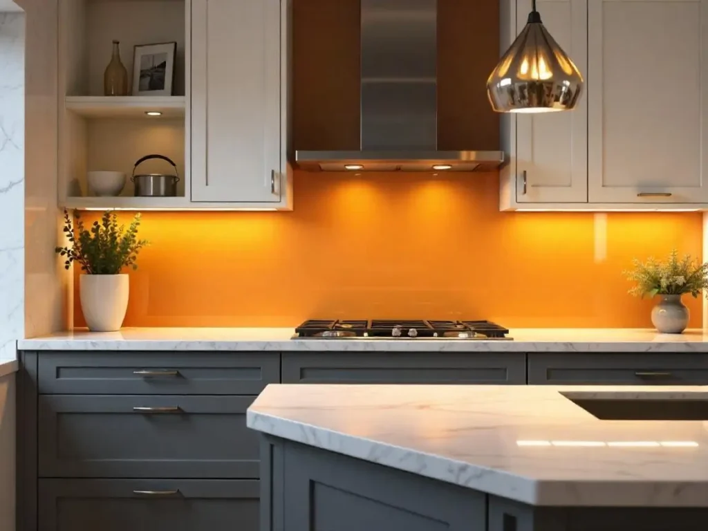 Backsplash same as countertop