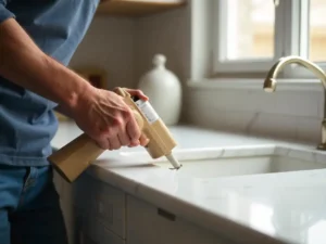 How to caulk backsplash​?