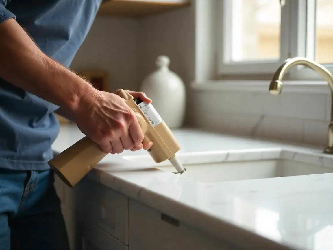 How to caulk backsplash​?