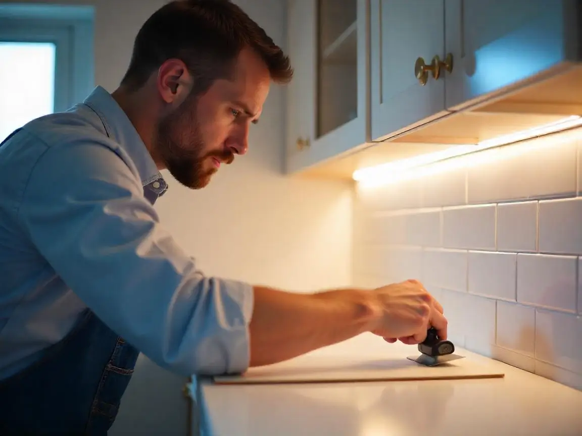 How to hang backsplash tile​​​?