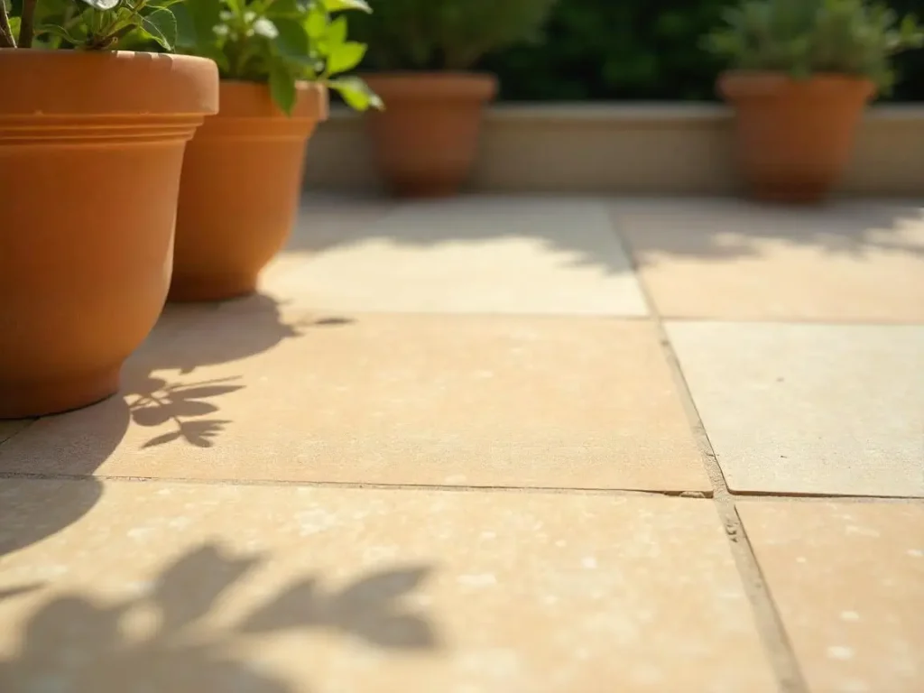 Travertine backsplashes