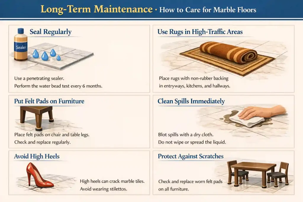 How to Clean Marble Floors