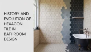 bathrooms-with-hexagon-tile-floors​