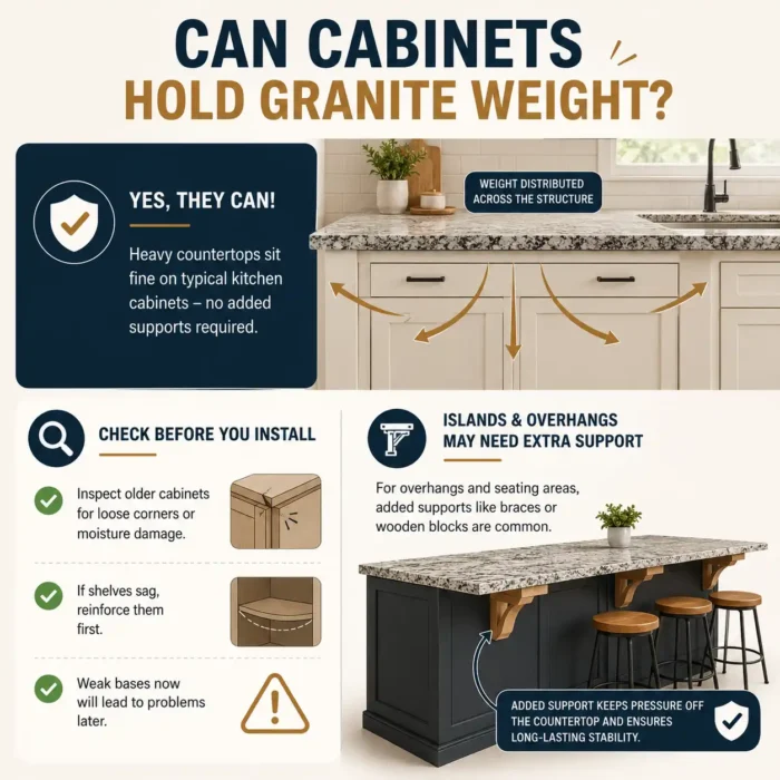 Can Cabinets Hold Granite Weight?
