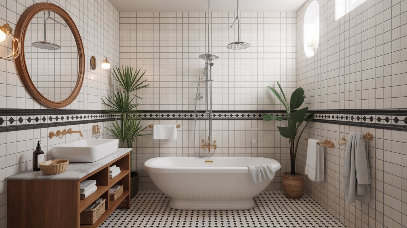 tiling ideas for small bathrooms