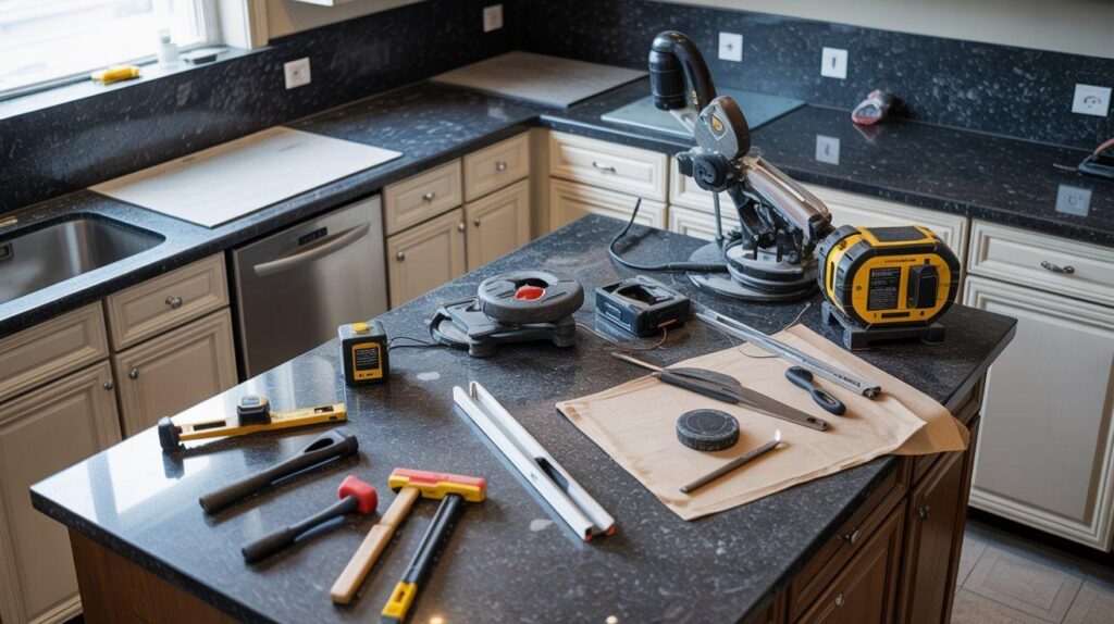 install granite countertop
