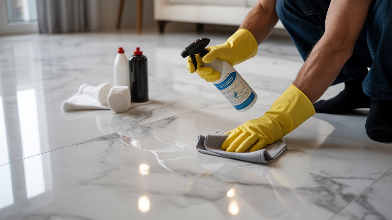 marble floor polishing