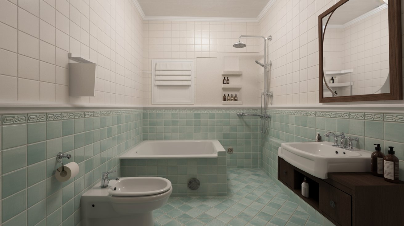 tiling ideas small bathroom