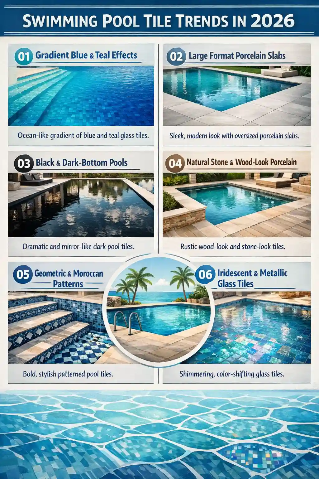 swimming pool tiles design