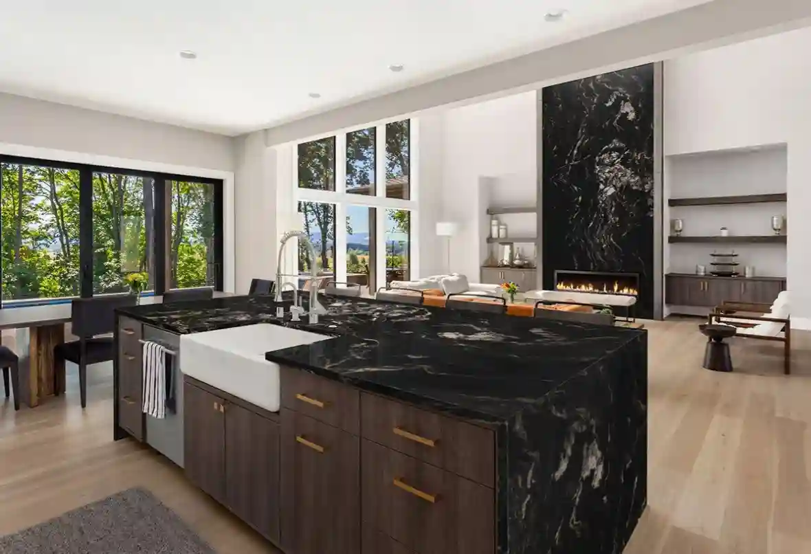Kitchens with Dark Granite Countertops