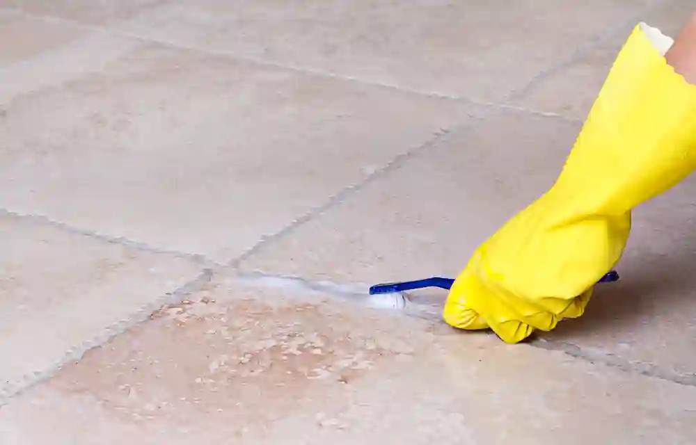 how to clean limestone floors