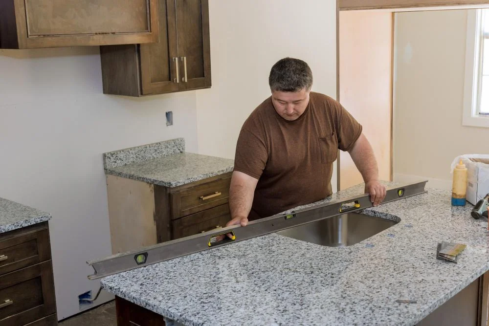 how to repair cracked granite countertop​