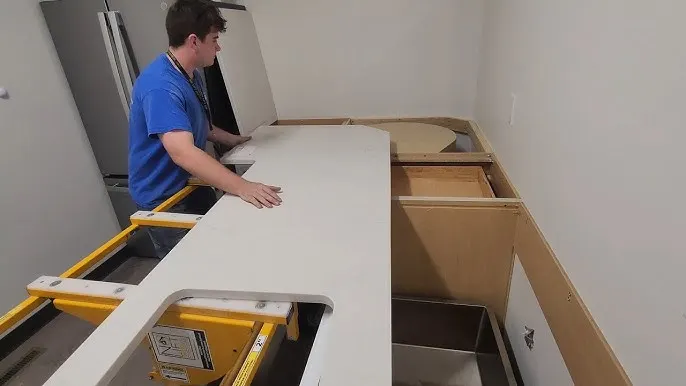 how to install kitchen countertops​