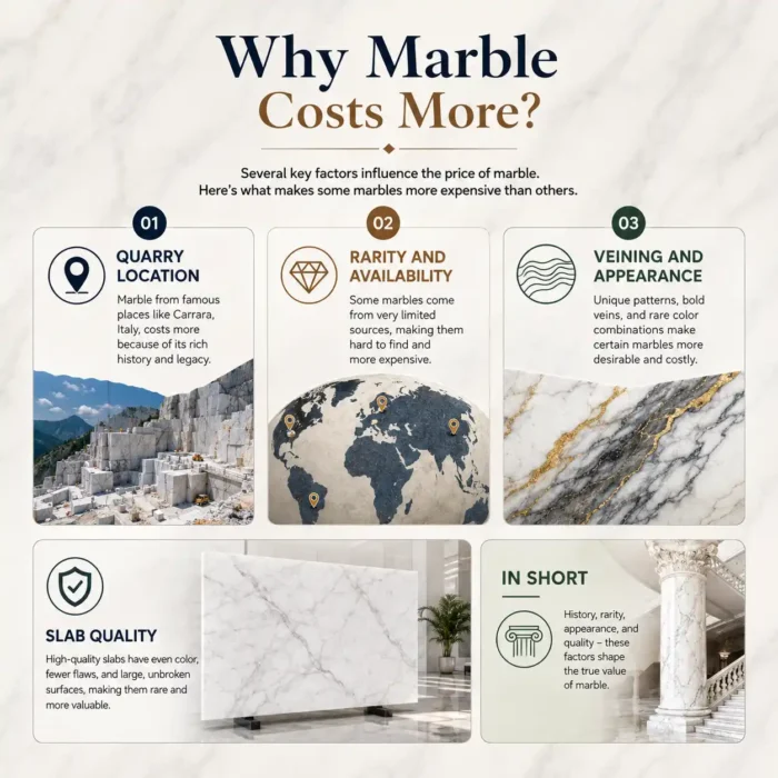 Why Marble Costs More?