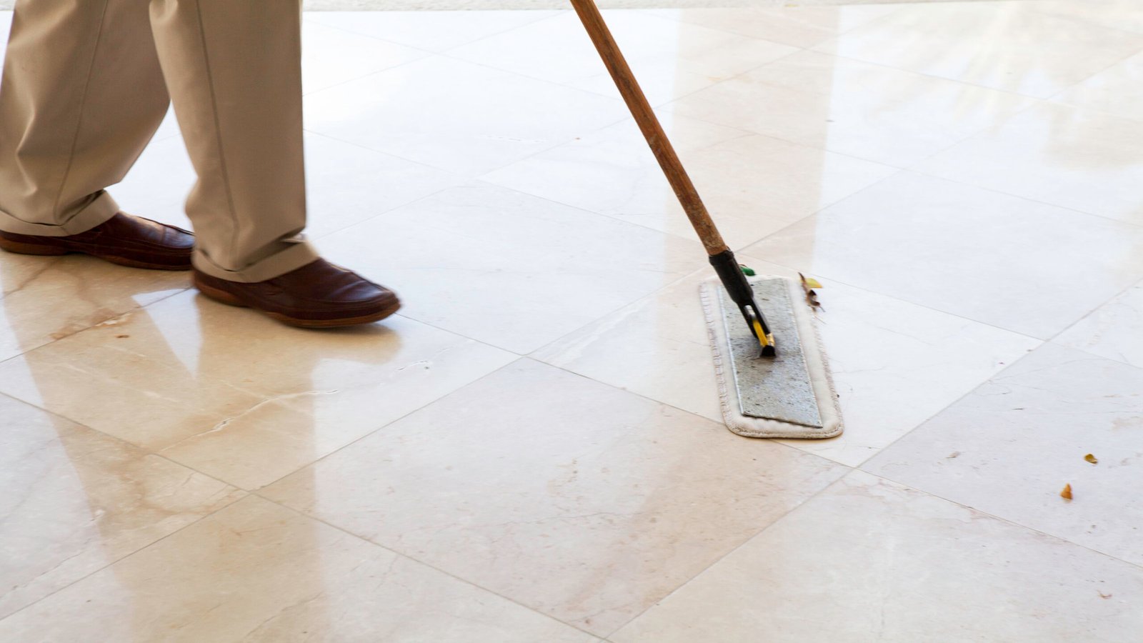Cleaning a marble