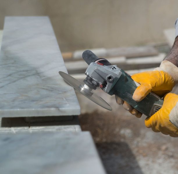 marble repair with angle grinder marble repair with angle grinder